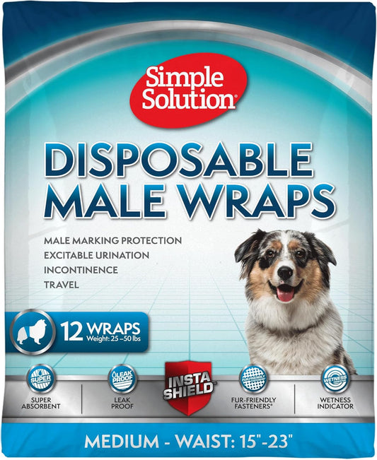 Simple Solution True Fit Dog Diapers: Leak Proof & Absorbent