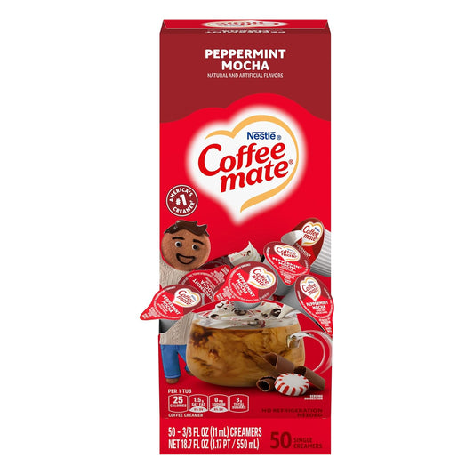 Nestle Peppermint Mocha Creamer Singles - 50 Pack