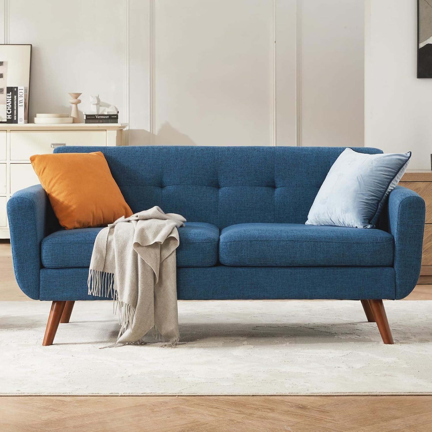Tbfit 65in Loveseat Sofa for Modern Living Room Decor