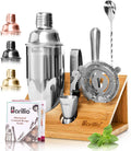 Premium Stainless Steel Bartender Kit - Ultimate Cocktail Mixology Set