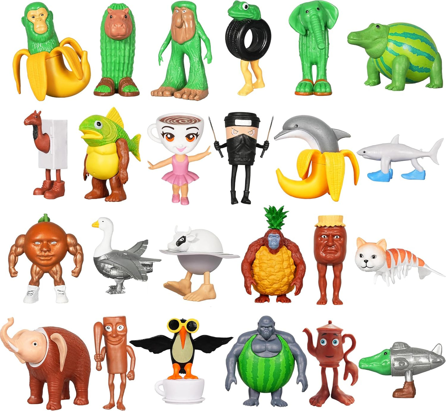 24 Pcs Italian Brainrot Toys for Collectors and Fans