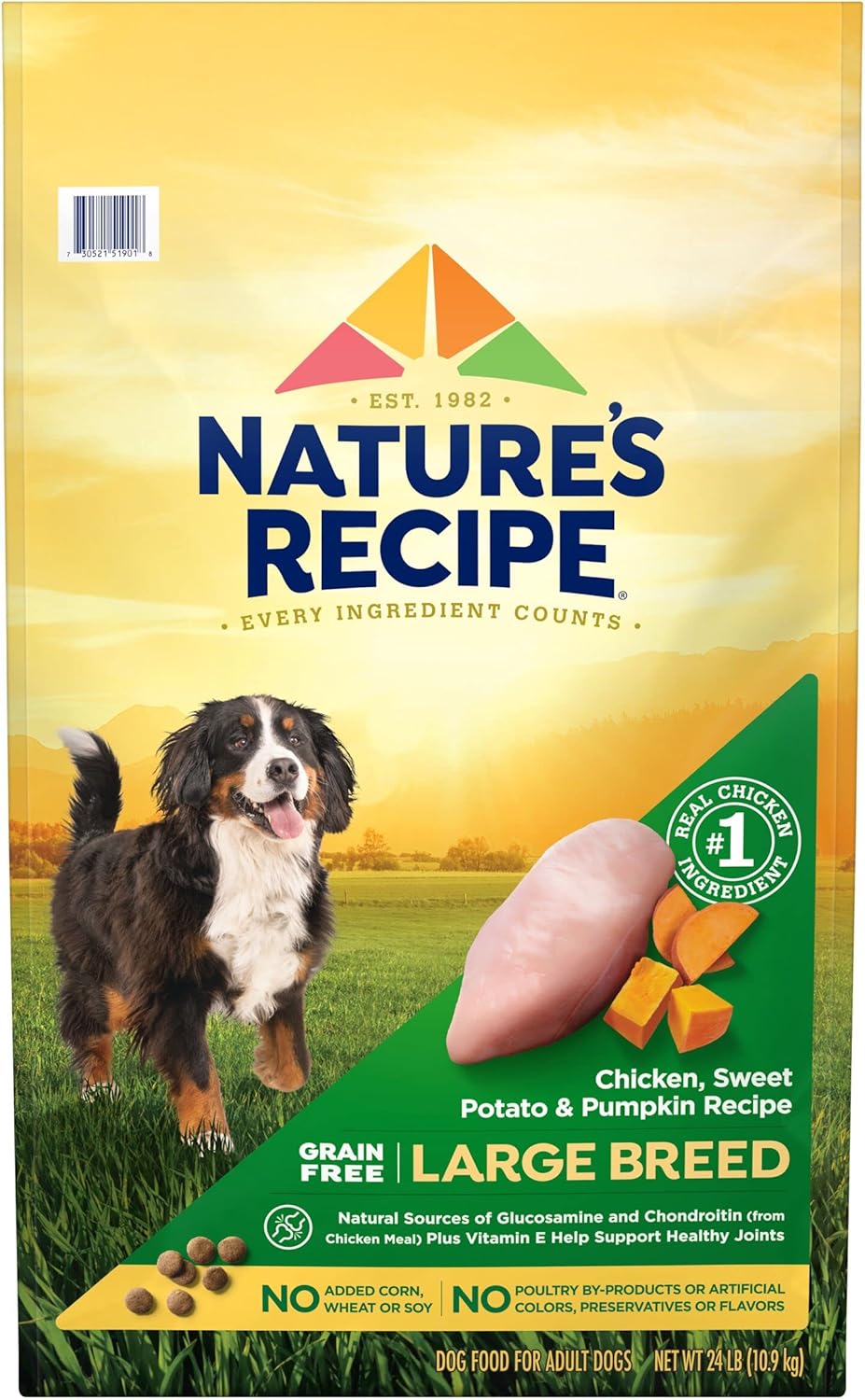Natures Recipe Grain Free Large Breed Chicken Dry Dog Food