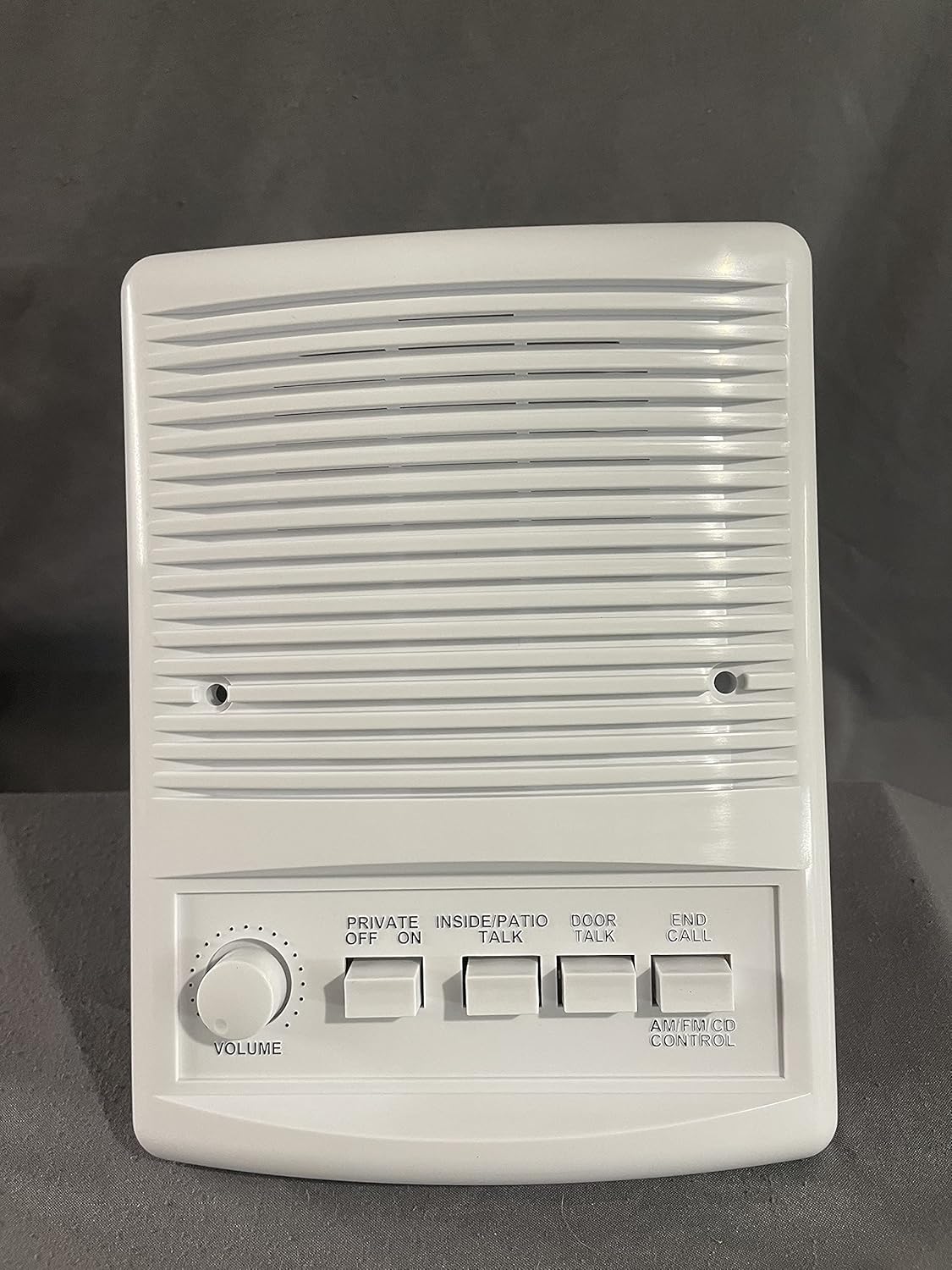 Bright White Replacement Faceplate for Nutone Intercom Speakers