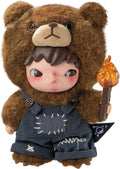 POP MART Hirono Living Wild-Fight for Joy Plush Doll 6.3 in - Cute
