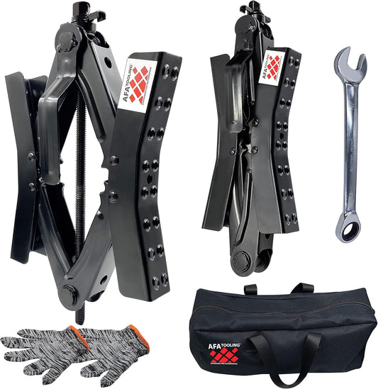 AFA Tooling X-Chock Wheel Chock Stabilizer Kit for RVs and Trailers