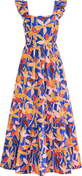 Casual Maxi Dress with Ruffles for Women by Dowerme Summer 2025