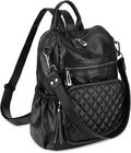 Uromee Travel Backpack Purse for Women Vegan Leather - Convertible