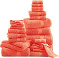Lane Linen 100% Cotton Bathroom Towel Set - Luxurious 24 Pc