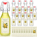 Havawish 12 Sets Limoncello Swing Top Glass Bottles for Gifts