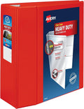 Avery Heavy-Duty View 3 Ring Binder 5 in EZD Rings - High Capacity