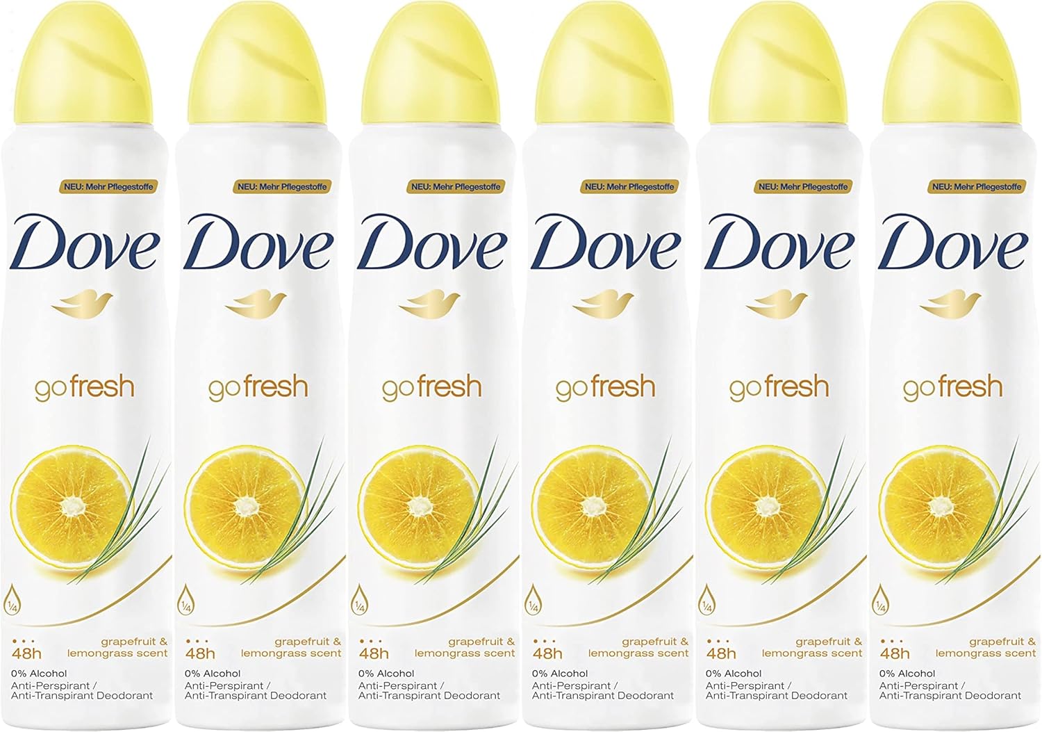 DOVE Dry Spray Antiperspirant 48 Hours Fresh Scent 6 Pack