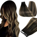 Full Shine Blonde Tape in Hair Extensions 20in - Natural Blend