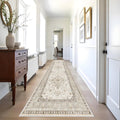Runner Rug 3x10 - Non Slip Washable Oriental Runner for Hallway
