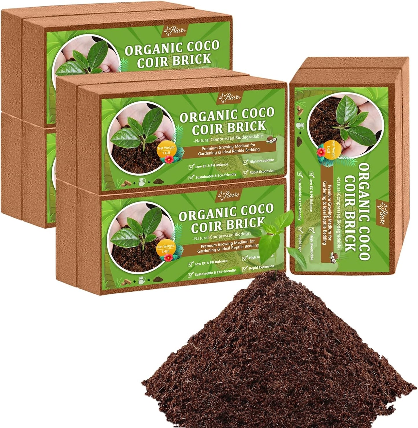 Organic Coco Coir Bricks for Sustainable Gardening Solutions