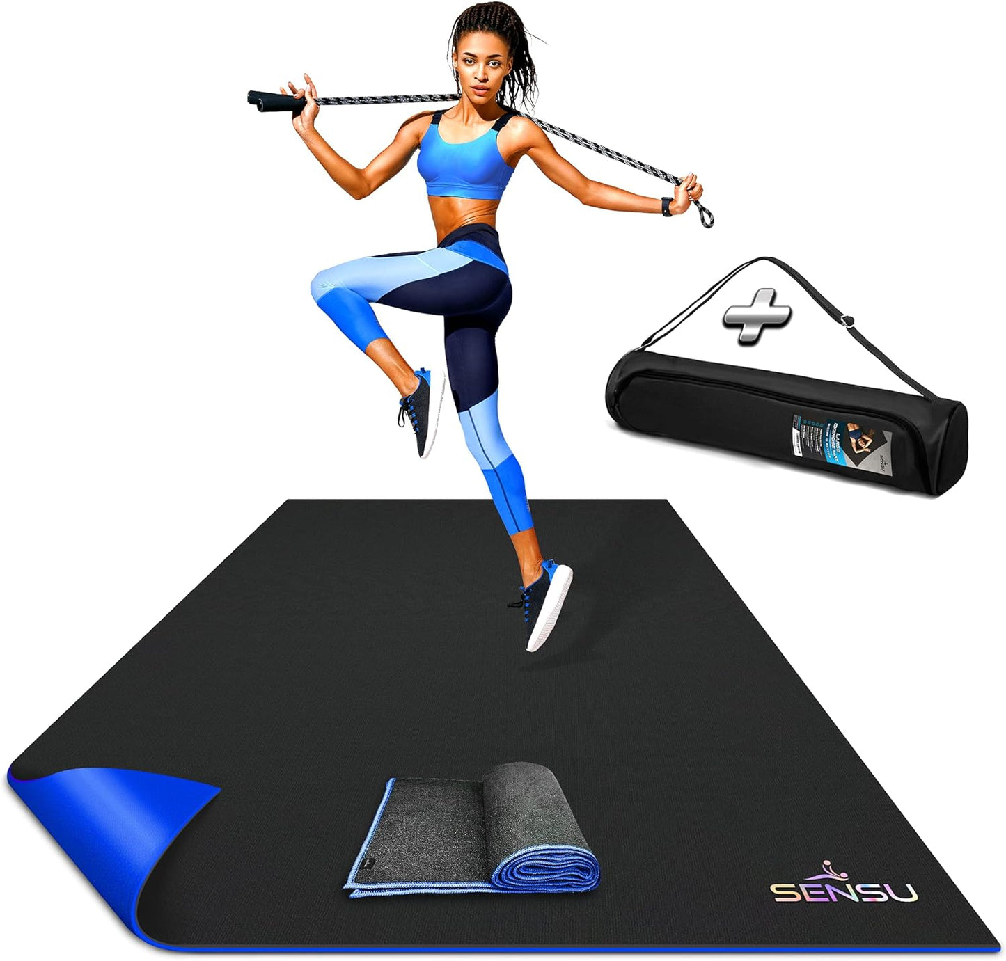 Sensu Extra Thick Exercise Mat - Non-Slip & Durable
