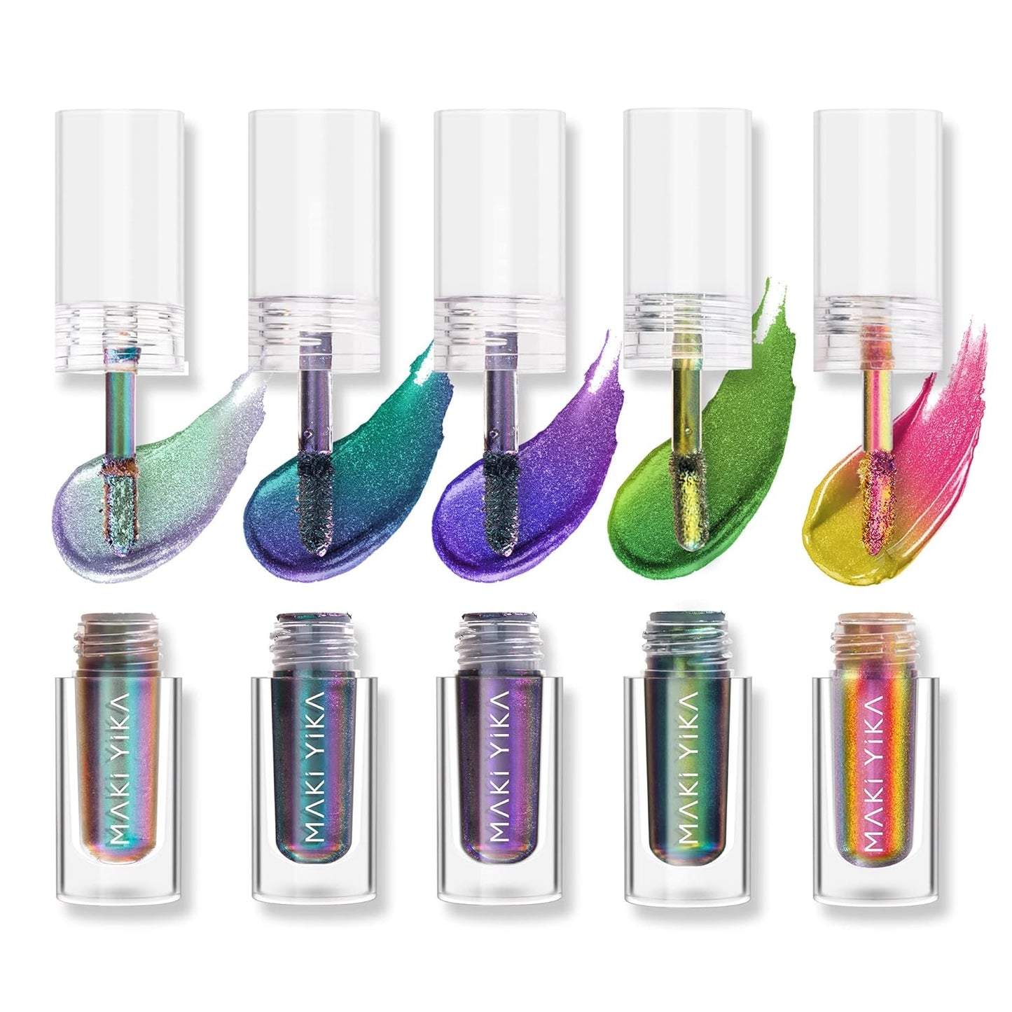 MAKI YIKA Glitter Eyeshadow Liquid Multichrome Long Lasting