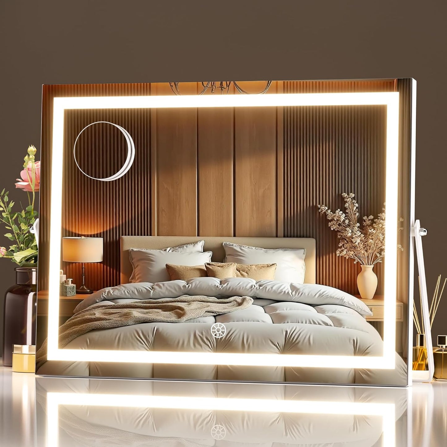 MINISO Vanity Mirror with Lights for Perfect Makeup Application