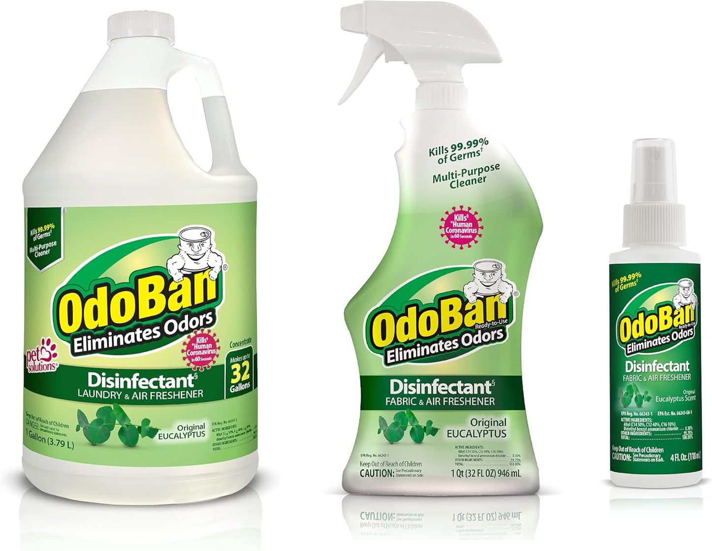 OdoBan Disinfectant and Odor Eliminator Set for Home Use
