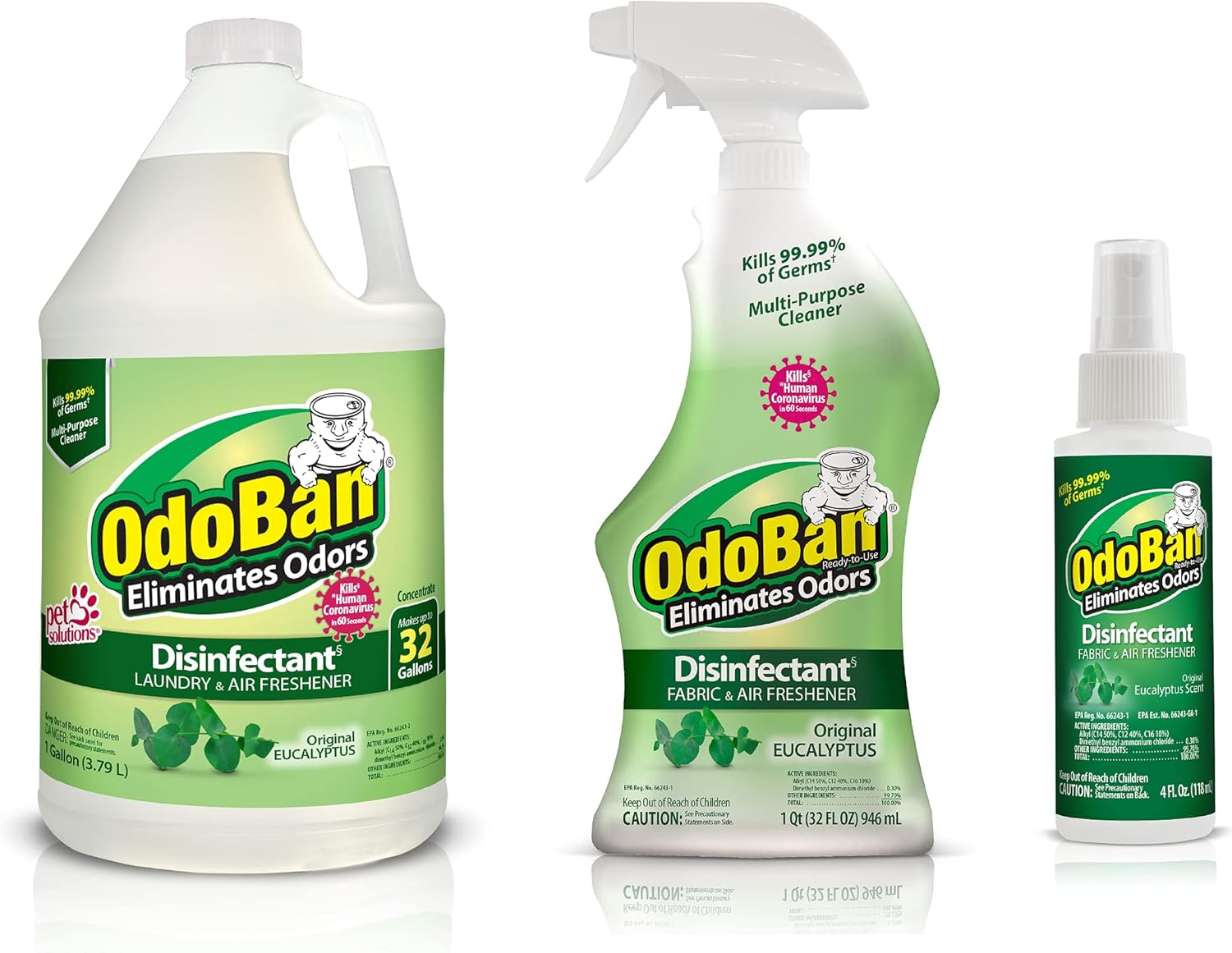 OdoBan Disinfectant and Odor Eliminator Set for Home Use