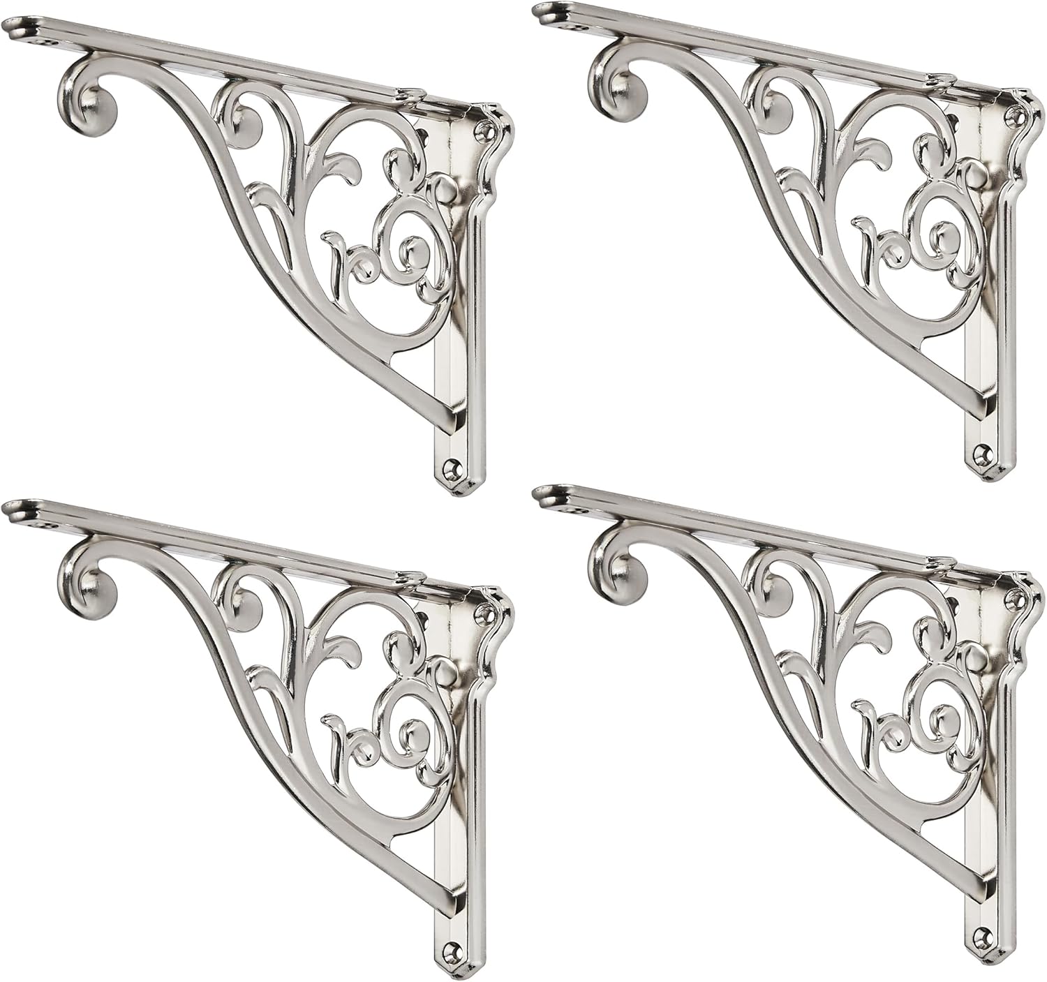 Heavy Duty 6 Inch Shelf Brackets for Victorian Kitchen Decor