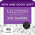 Baby Diapers Size 8 Monthly Supply (90 Count) - Ultra Soft Leak