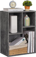 VECELO 3-Cube Small Bookshelf - Compact 3-Cubby Organizer