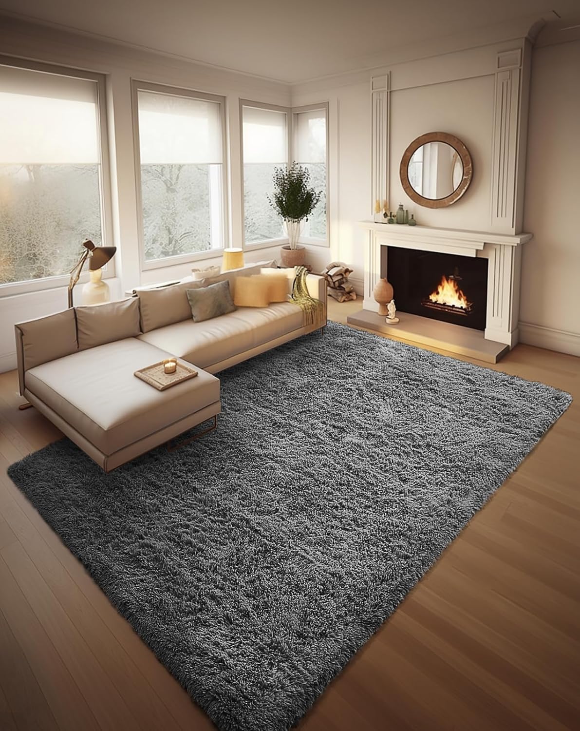 Ophanie 8x10 Area Rugs for Living Room and Bedroom Decor