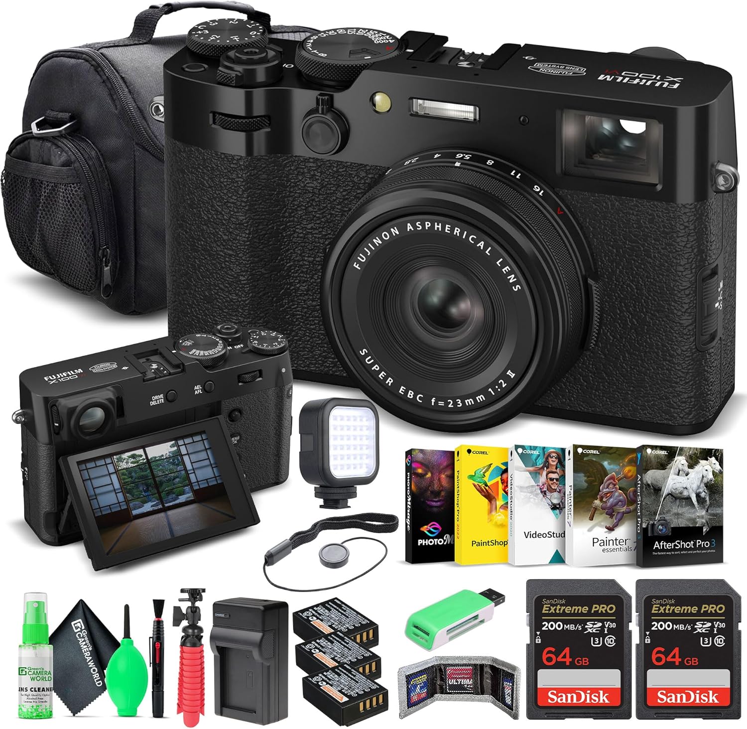FUJIFILM X100VI Digital Camera Bundle with Accessories Included