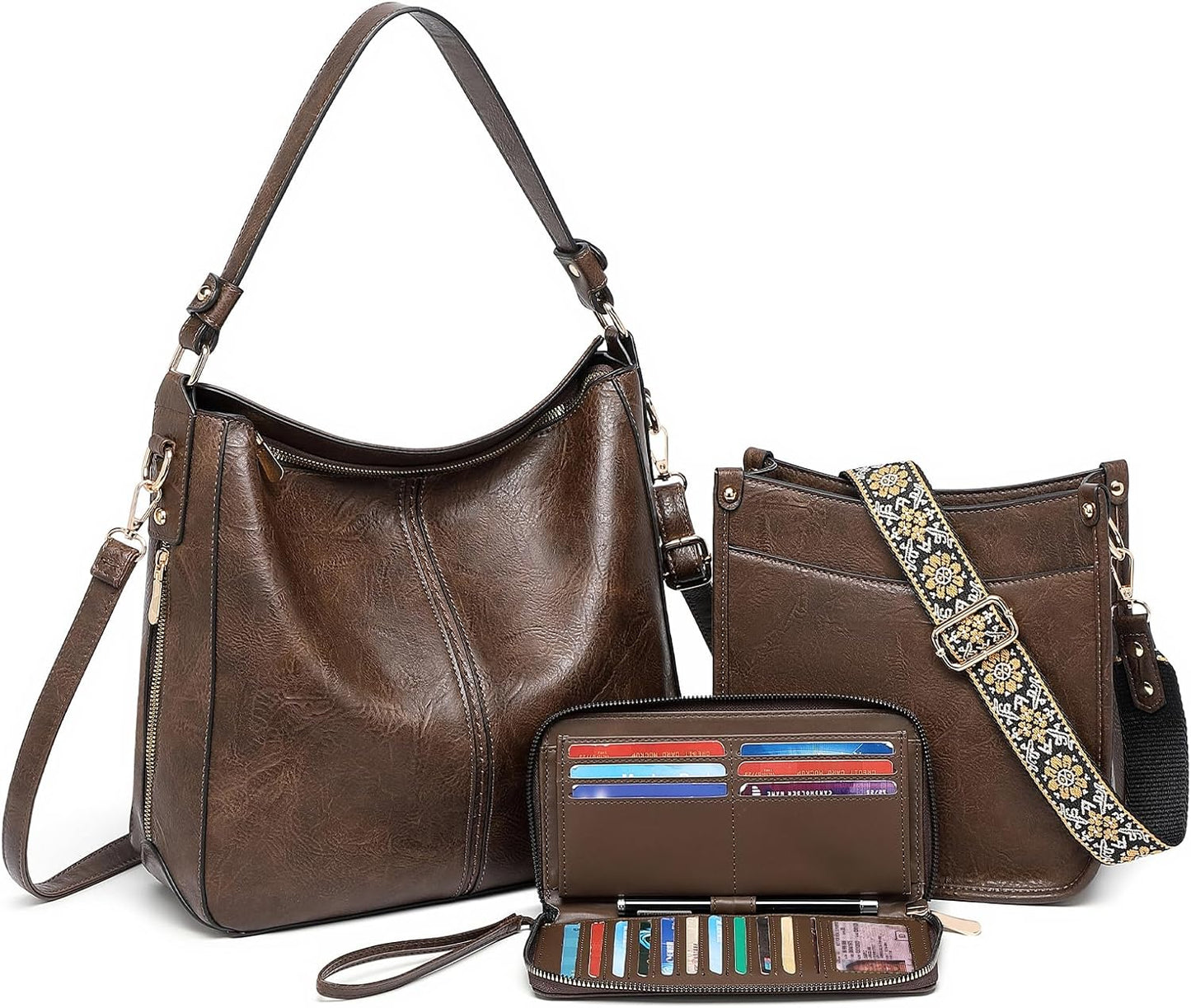BAVERGE Purses for Women 3PCS Set - Stylish & Functional