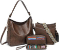 Women's 3PCS Leather Crossbody Bags Set for Chic Fashion