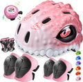 Toddler/Kids Bike Helmet Set with 3D Adjustable Fit - 7-in-1