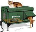 Weatherproof Heated Cat House for Outdoor - Insulated Winter Shelter