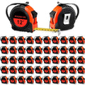 50 Pieces Tape Measure Retractable 12 ft Bulk Pack - Easy Read