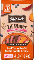 Merrick Lil Plates Grain Free Small Breed Beef Kibble - 4.0 lb