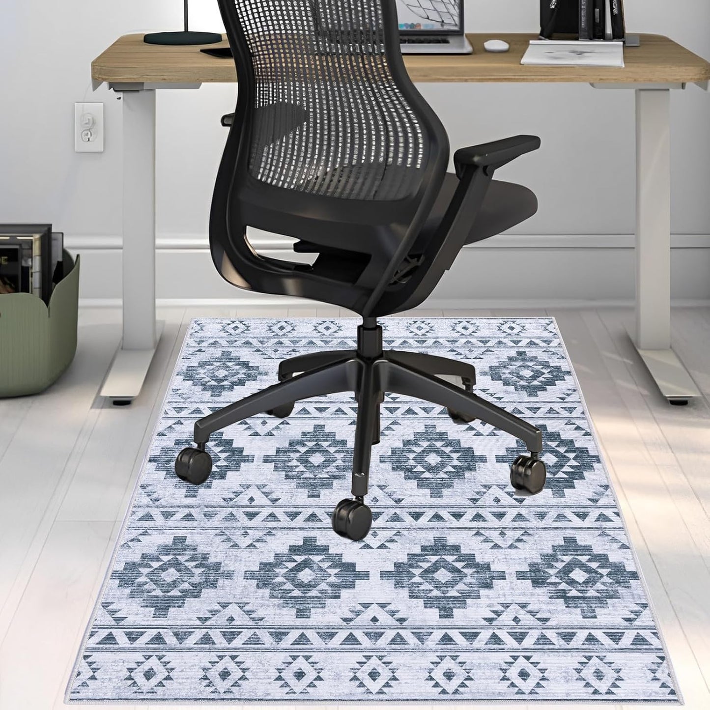 Anti-Slip Hardwood Floor Chair Mat 36x48 - Protects Wood/Tile - Home Office Essential