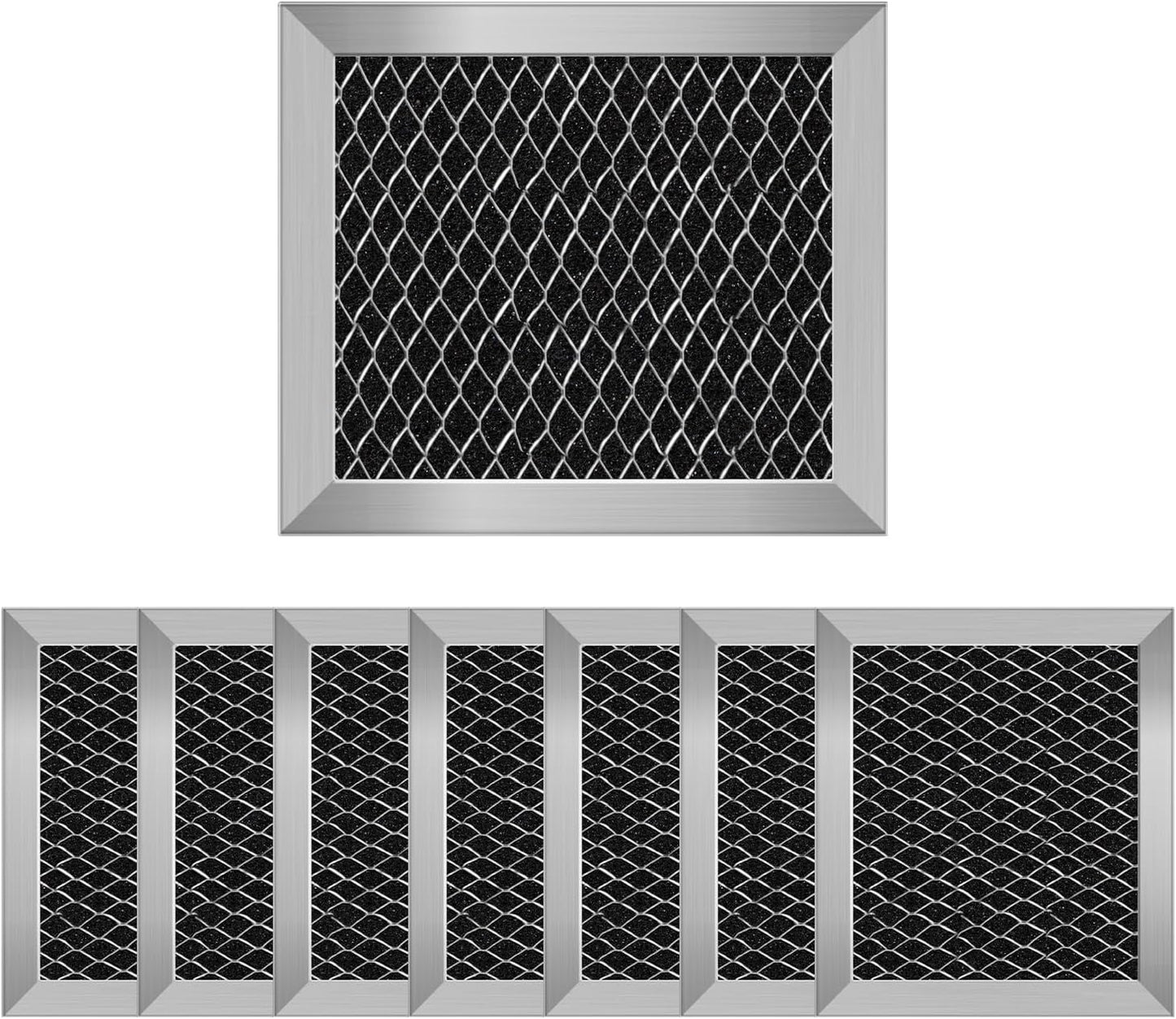 Fresh Air Guaranteed: 8Pcs 5.35 x 5.03 Microwave Charcoal Filter Replacement