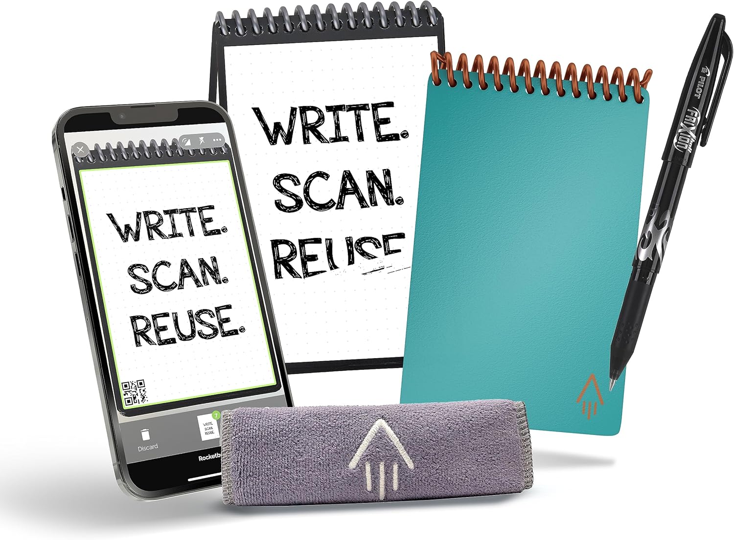 Rocketbook Mini Smart Reusable Notebook: Neptune Teal