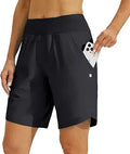 Willit Women's 5ft Quick Dry Swim Board Shorts - High Waist Comfort