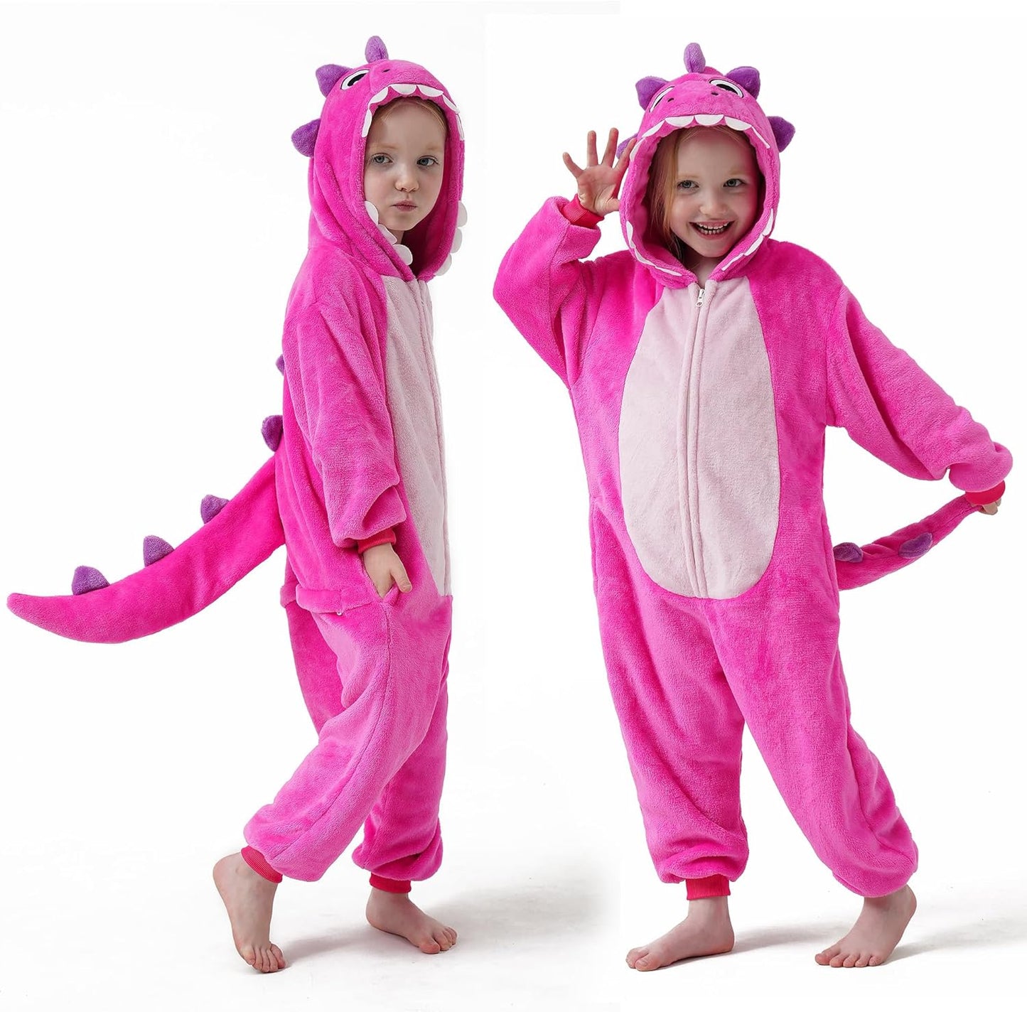 Kids Dinosaur Onesie Costume for Halloween Fun and Comfort