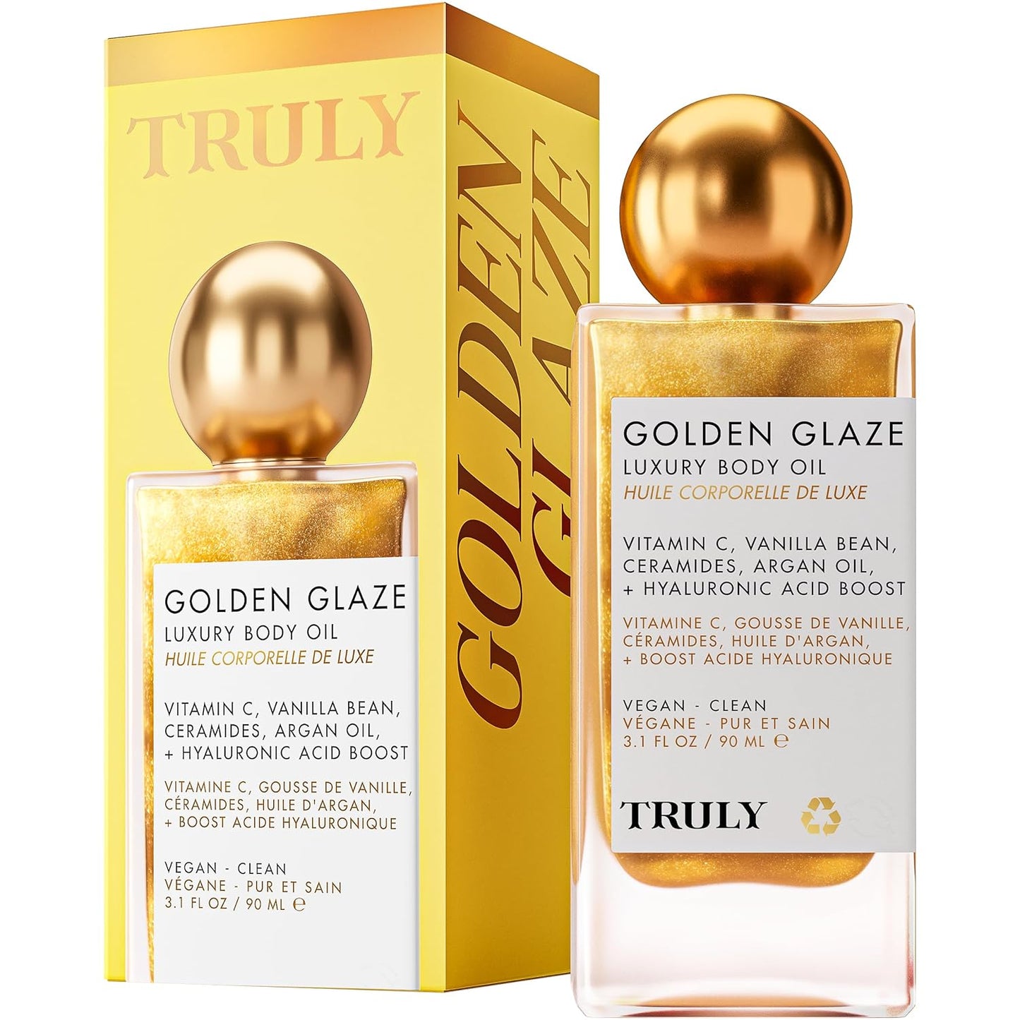 Truly Beauty Golden Glaze Luxury Body Oil for Radiant Skin