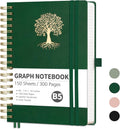 Graph Paper Notebook B5 Grid Spiral Notebook - Thick 300 Pages