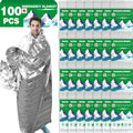 Emergency Mylar Thermal Blanket 84 x 52 - Compact Survival Layer