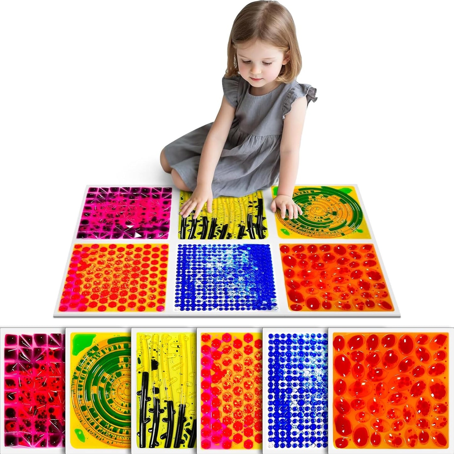Sensory Floor Lava Tiles for Interactive Play and Learning