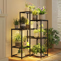 Corner Plant Stand with Grow Lights for Indoor Plants Care