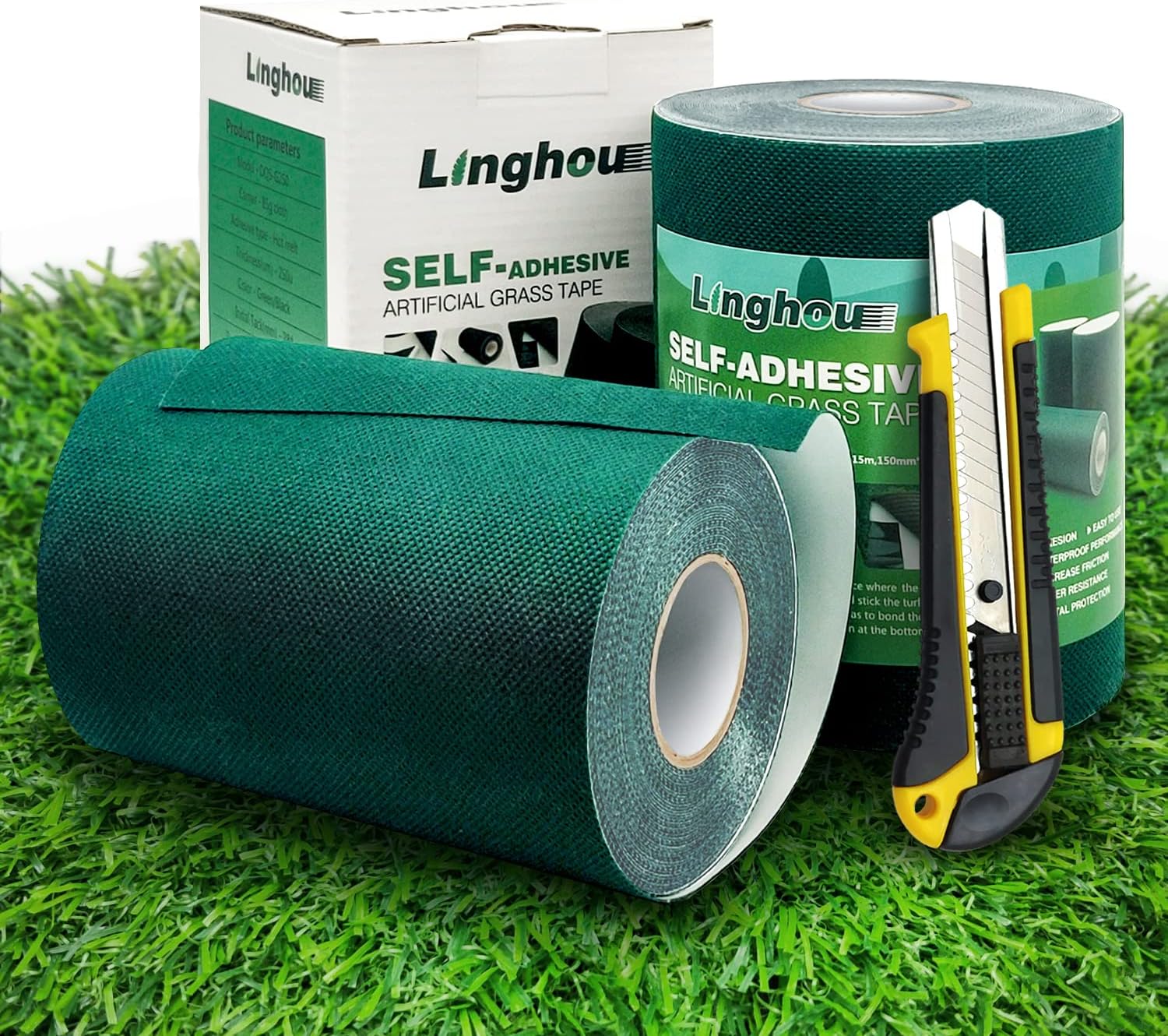 Artificial Grass Seam Tape 12in x 33ft for Seamless Turf