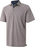 VEBOON Men's Polo Shirts for Comfort and Style in Cotton Blend