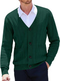 Cardigan Sweater V Neck Button Up Slim Fit with Pockets - Versatile