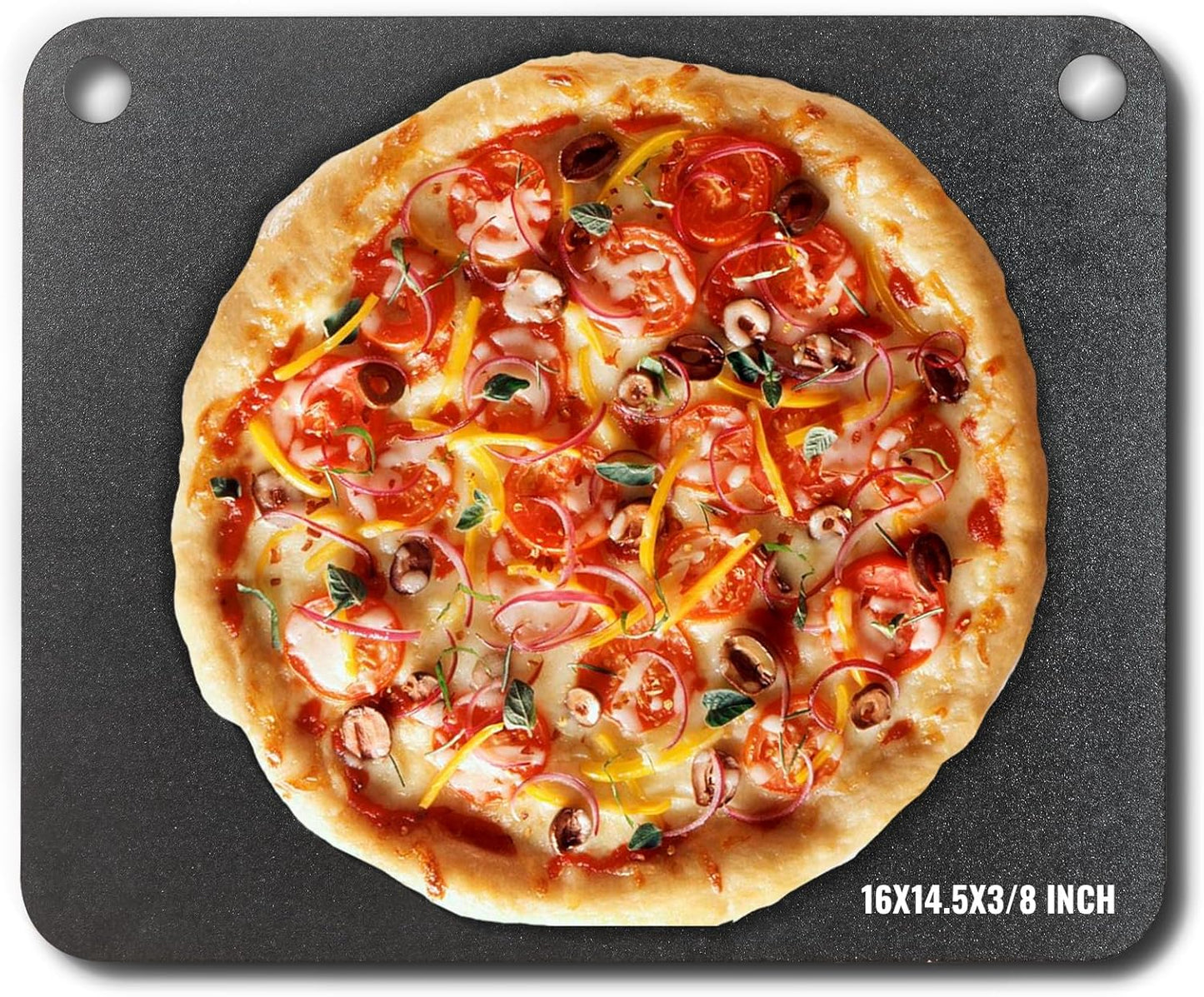 VEVOR Pizza Steel Plate for Oven - 16in x 14.5in x 3/8in