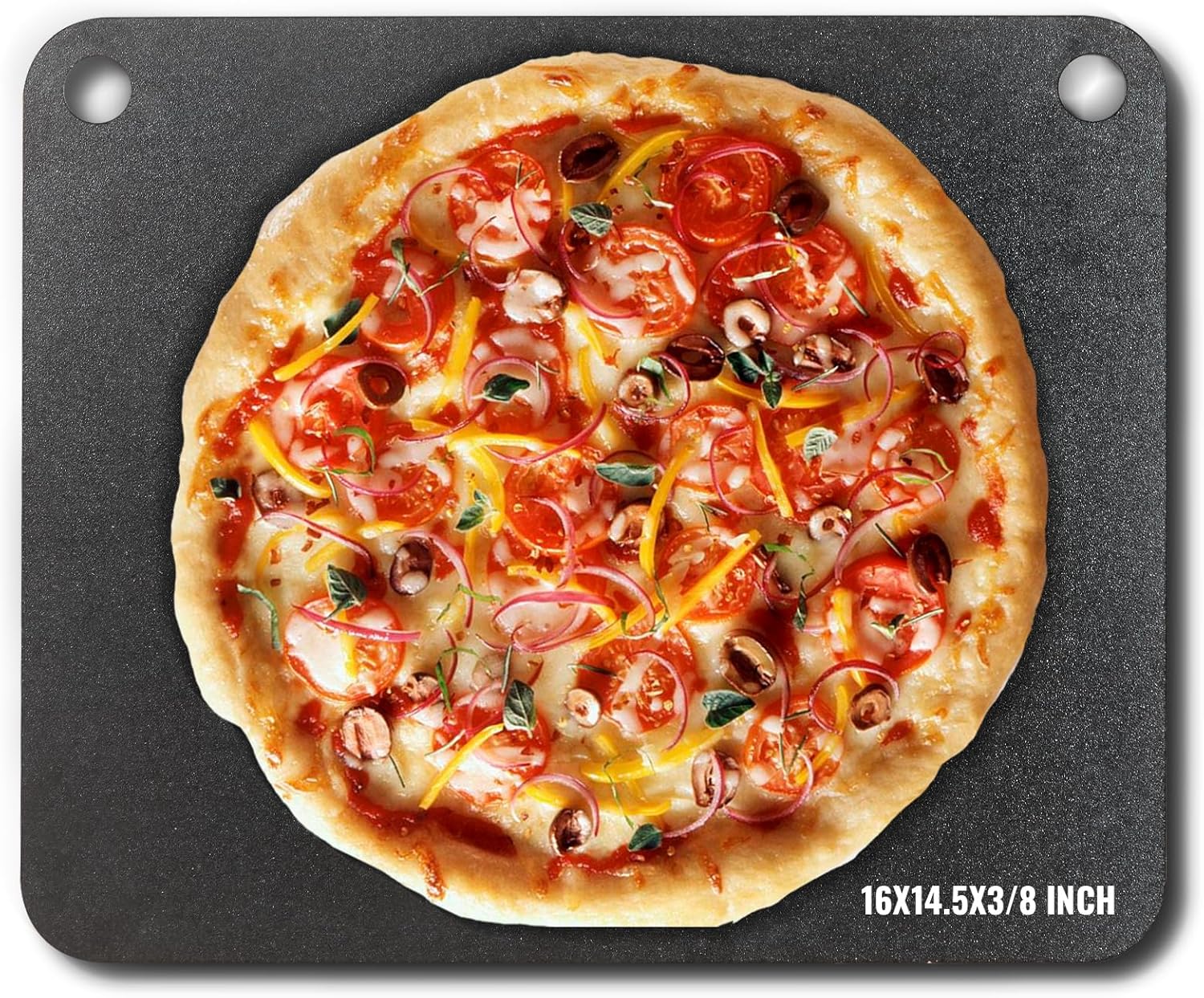 VEVOR Pizza Steel Plate for Oven - 16in x 14.5in x 3/8in