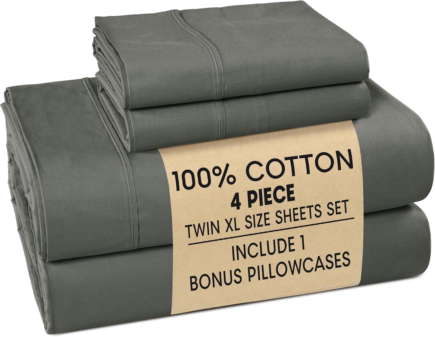 Casa Platino Twin XL Cotton Sheets Set for Ultimate Comfort